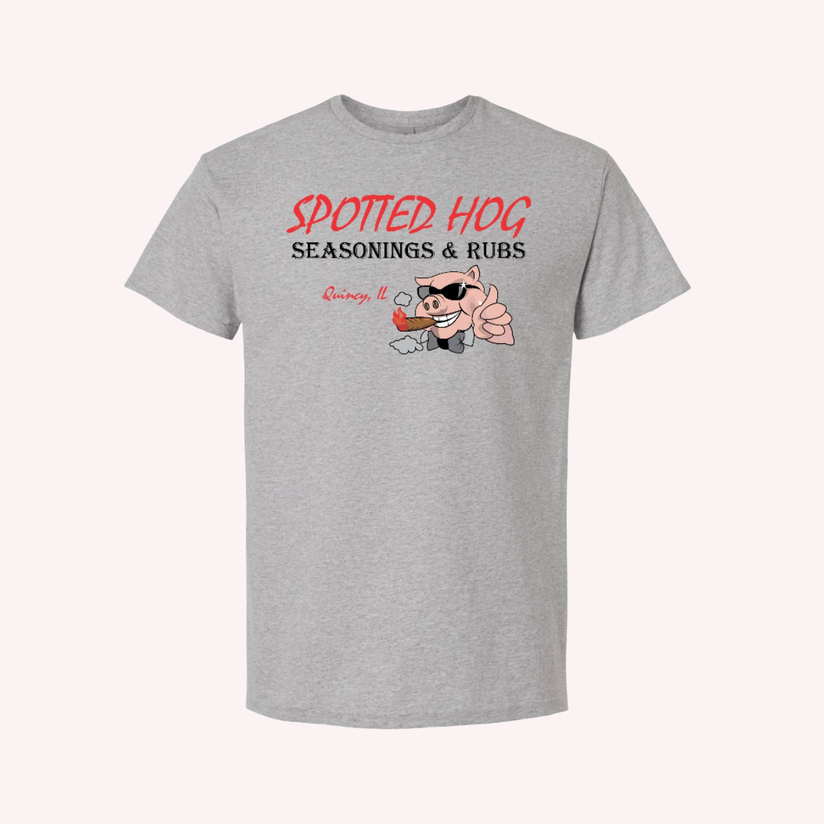 Spotted Hog Grey T-Shirt