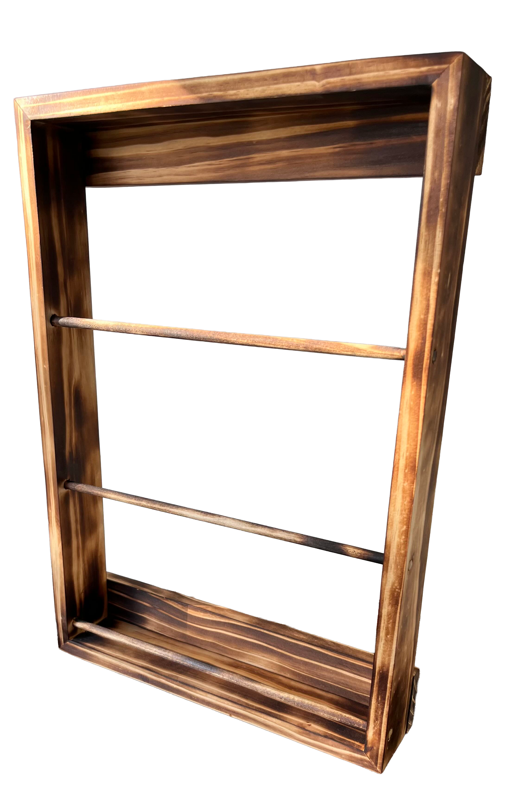 TMT Woodworks Burned & Sealed Seasoning Rack